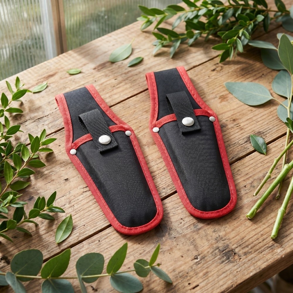 Gardening Tools Scissors - 2PCS Durable Canvas Pruning Shears Pouch