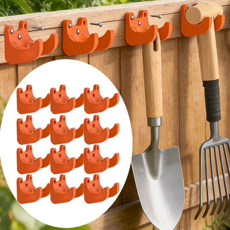 Gardening Tools Types - 2-10PCS Heavy-Duty Garden Tool Rack Wall