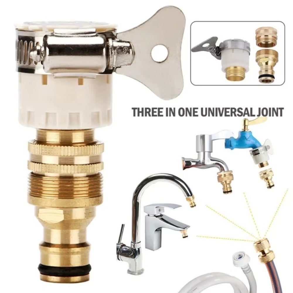 Gardening Tools For Beginners - New Universal Hose Tap Adapters 15-23mm