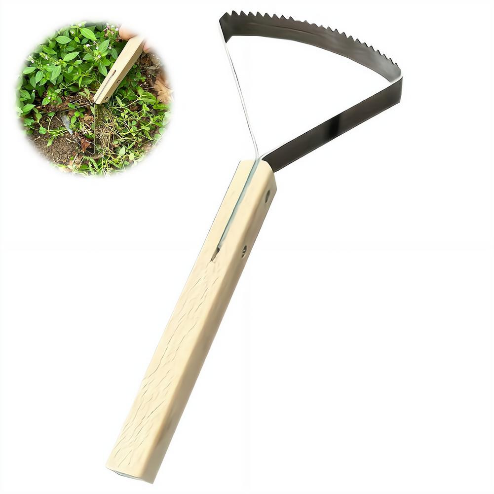 Gardening Hand Tools Yard - Grass Scraper Tool Manual Weeder Triangle