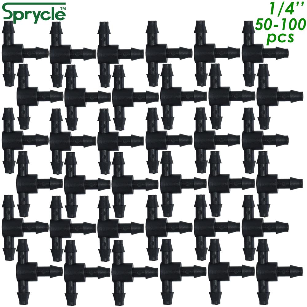 Gardening Tools For Beginners - SPRYCLE 20-100PCS Barbed Tee 3-Way Joint