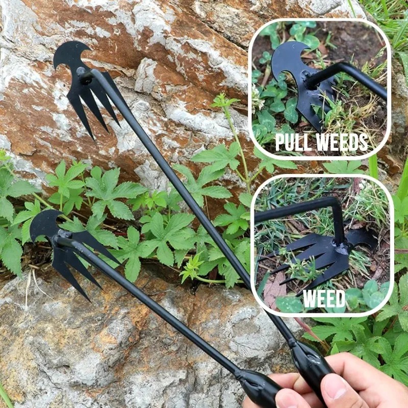 2 in 1 Garden Rake Manual Seed - огляд і ціна Gardening Tools Hoe