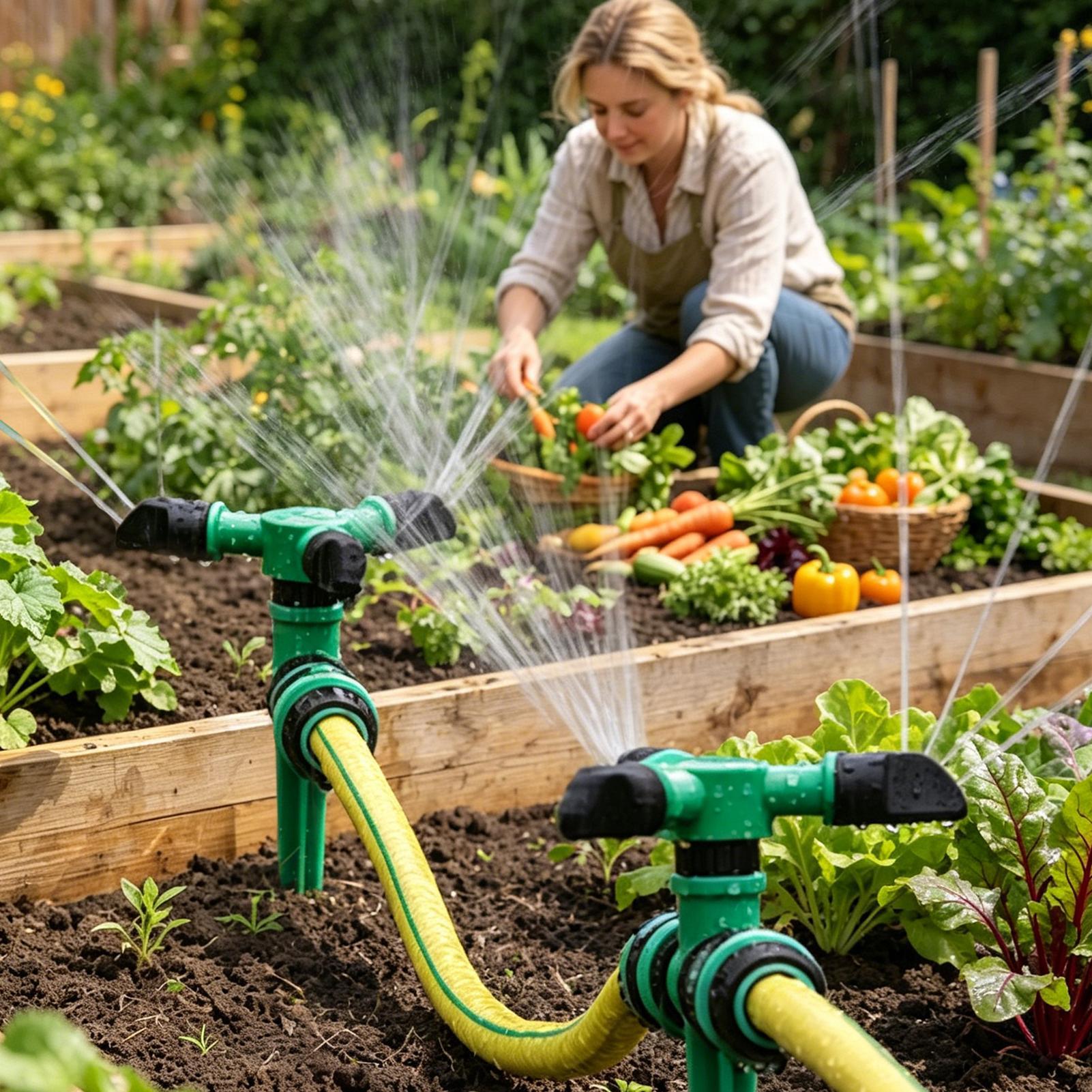 Automatic Rotating Water Sprin - огляд і ціна Gardening Tools Women