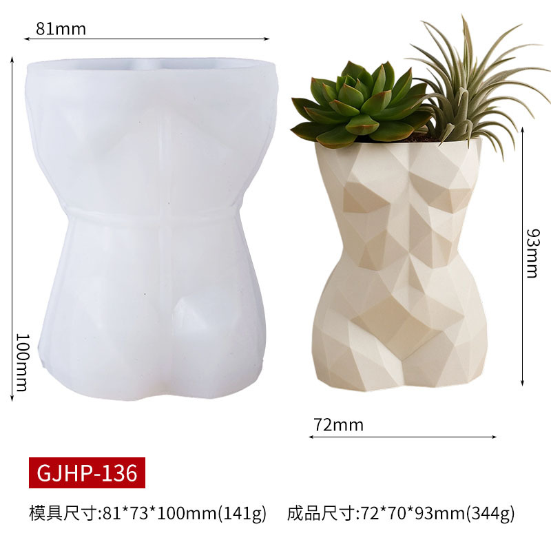 3D Geometric Female Body Flowe - огляд і ціна Gardening Tools Women