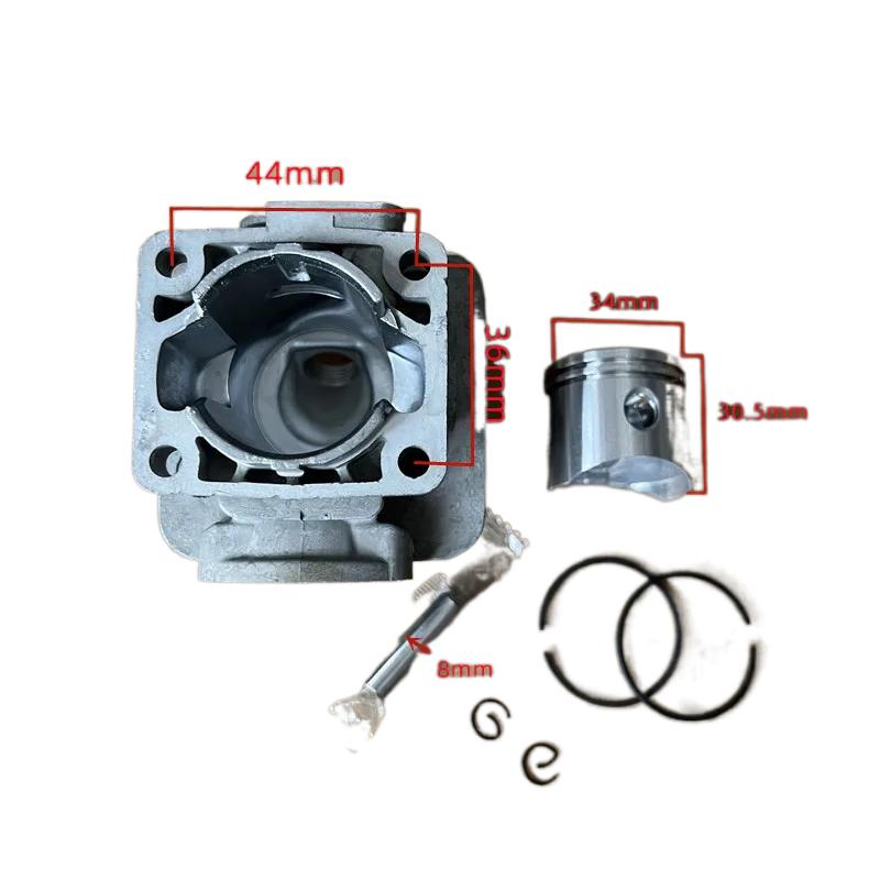 Cylinder Piston Kit 34MM For E - огляд і ціна Gardening Tools Ppt