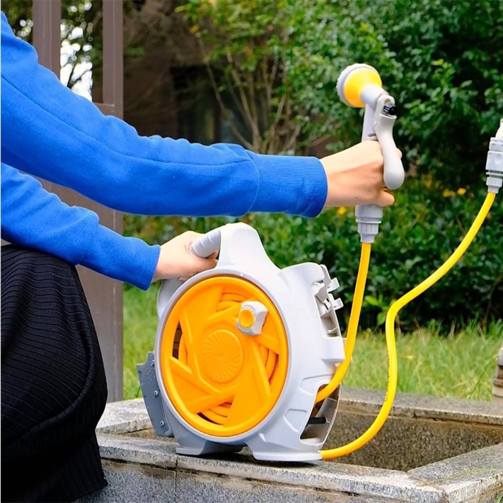 Hand-Carry Water Hose Reel sna - огляд і ціна Gardening Tools Set