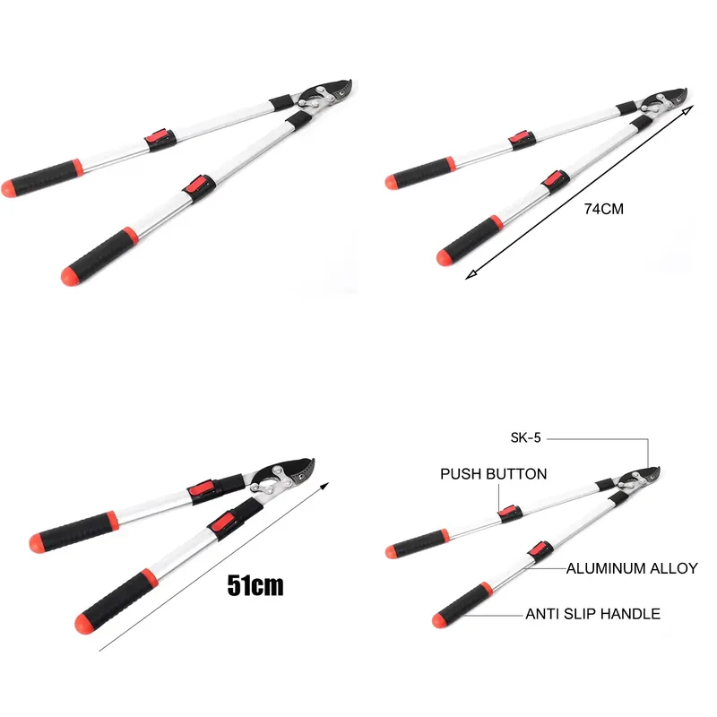 Long Pruner Branch Stretchable - огляд і ціна Gardening Tools Scissors