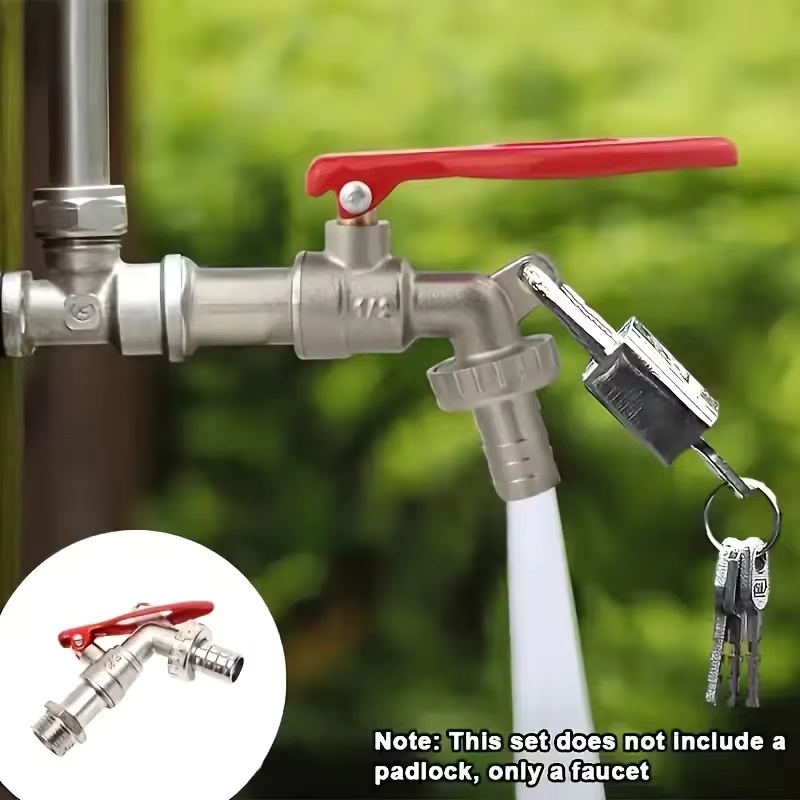 1Pc 1/2 Inch Zinc Alloy Faucet - огляд і ціна Gardening Tools For Home