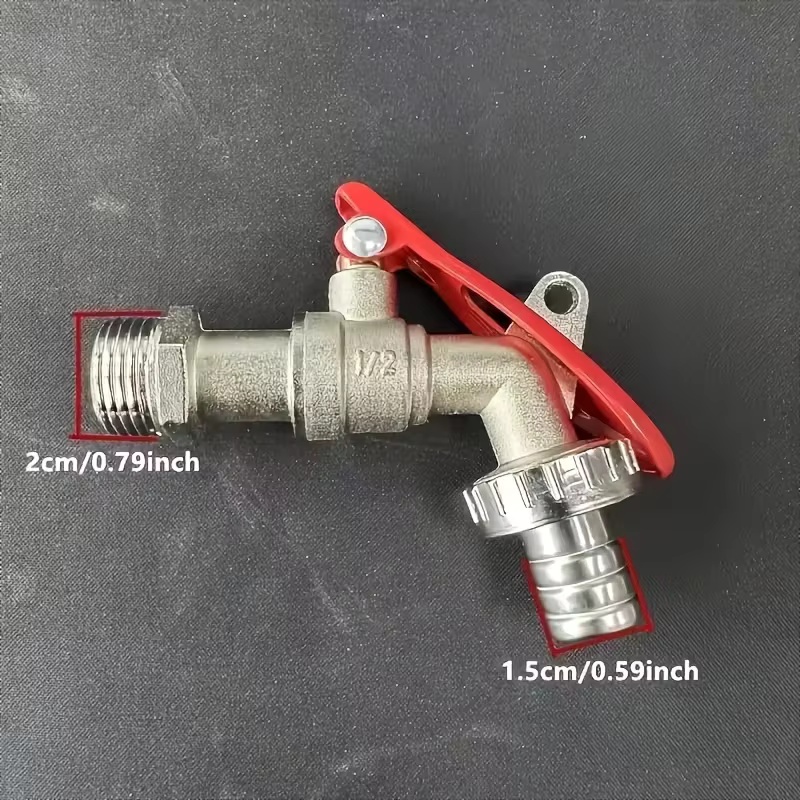 1Pc 1/2 Inch Zinc Alloy Faucet - огляд і ціна Gardening Tools For Home