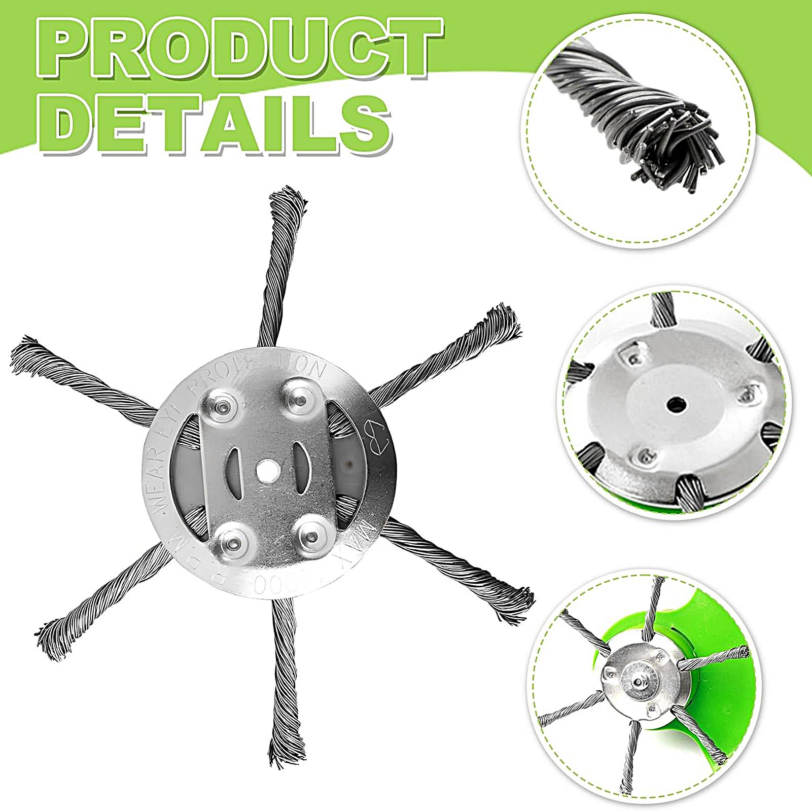 Steel Grass Trimmer Head Cutte - огляд і ціна Gardening Tools Women