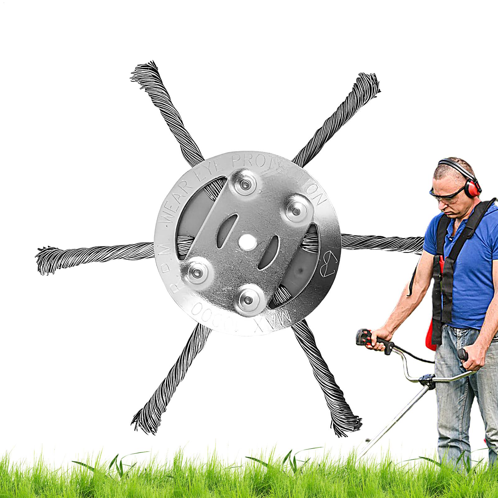 Steel Grass Trimmer Head Cutte - огляд і ціна Gardening Tools Women