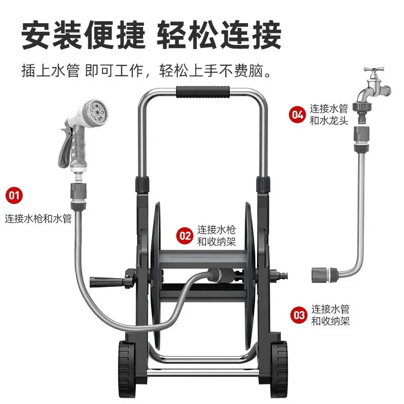 Premium Color Random Hose Reel - огляд і ціна Gardening Tools Set