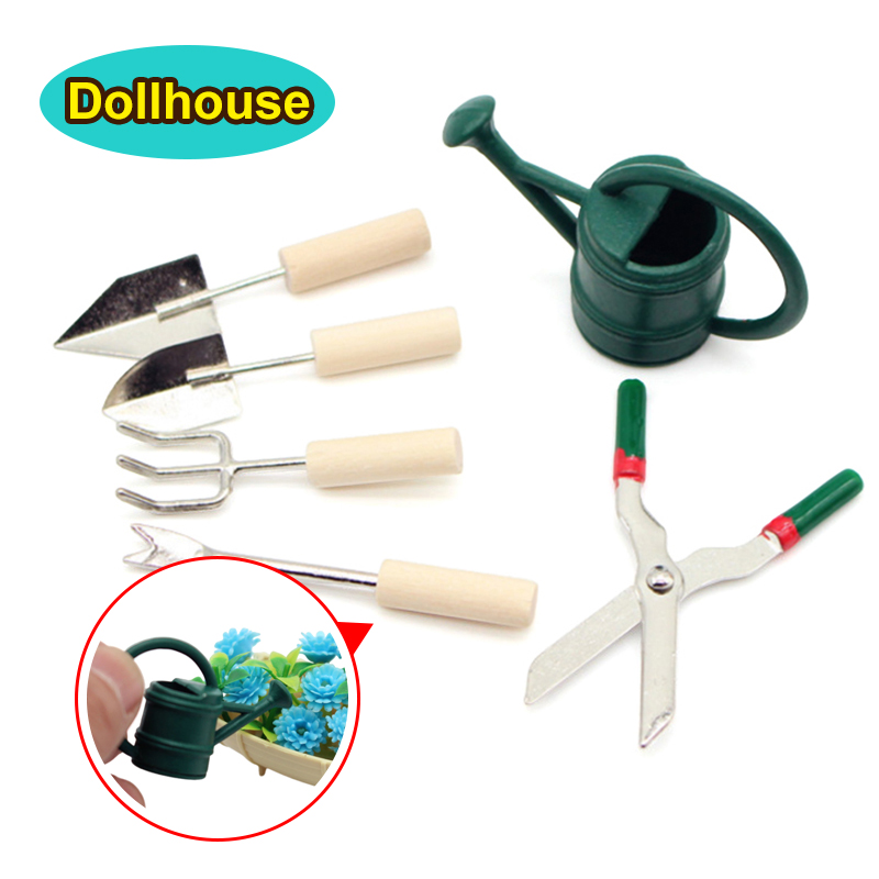 1/12 Dollhouse Simulation Wate - огляд і ціна Gardening Tools Set