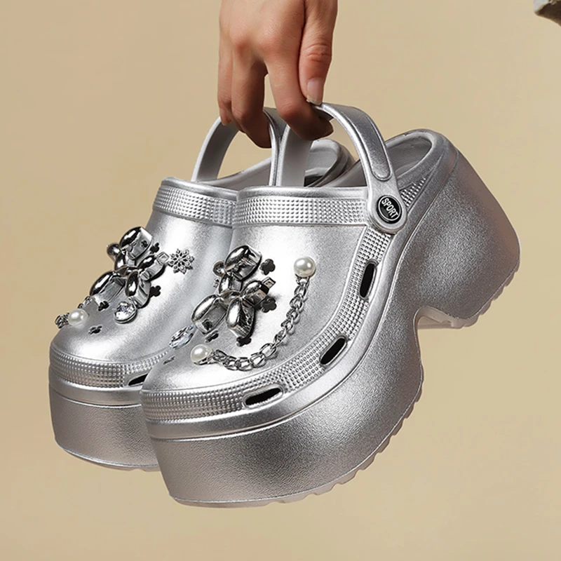 New Women's Silver Platform Cl - огляд і ціна Gardening Tools Women