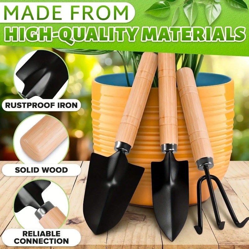 3PC/1Set Mini Gardening Tools  - огляд і ціна Gardening Tools Hoe