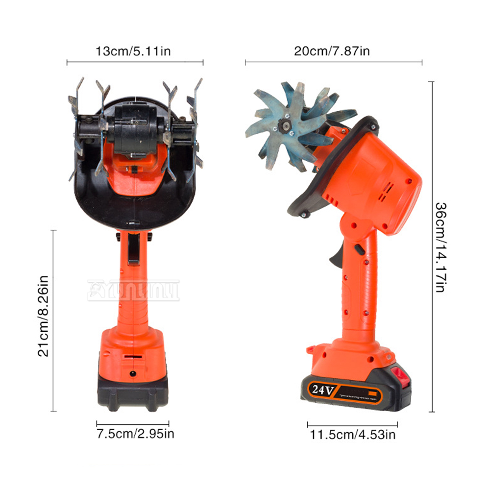 Lithium Ion Micro Tiller Elect - огляд і ціна Gardening Tools Hoe