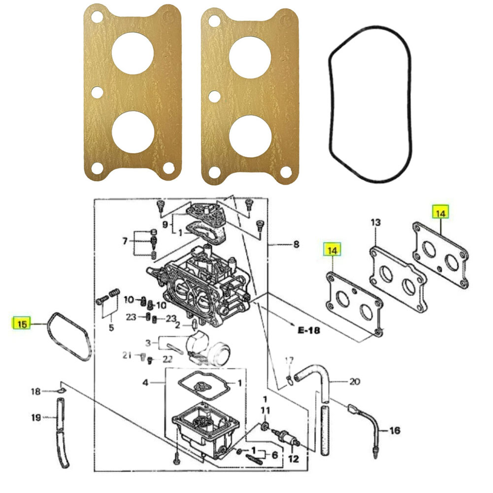 FOR HONDA  GXV530 GCV530 Engin - огляд і ціна Gardening Tools Repair