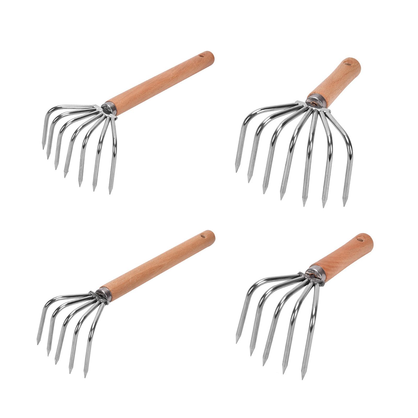 Hand Rake Cultivator Stainless - огляд і ціна Gardening Hand Tools Yard