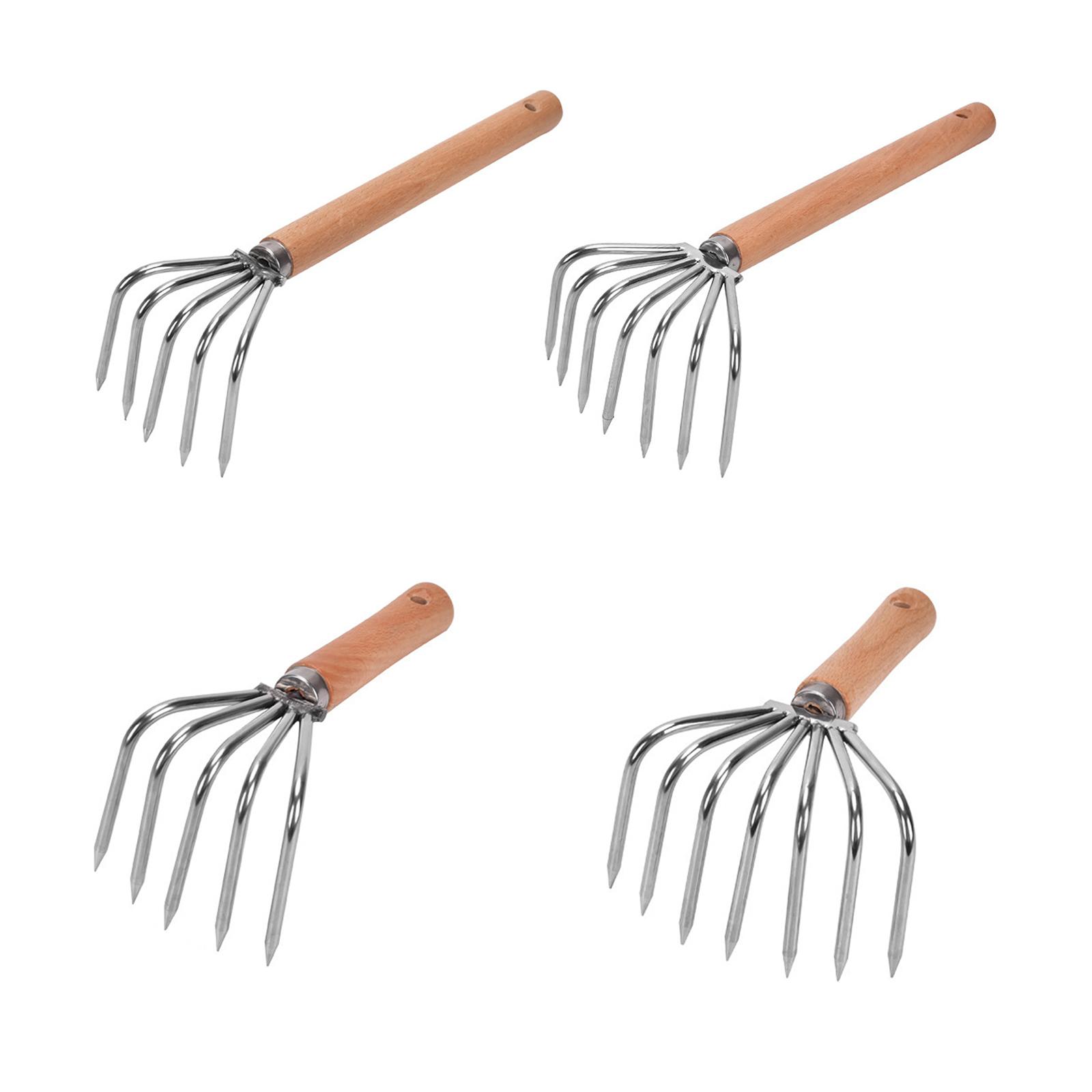 Hand Rake Cultivator Stainless - огляд і ціна Gardening Hand Tools Yard