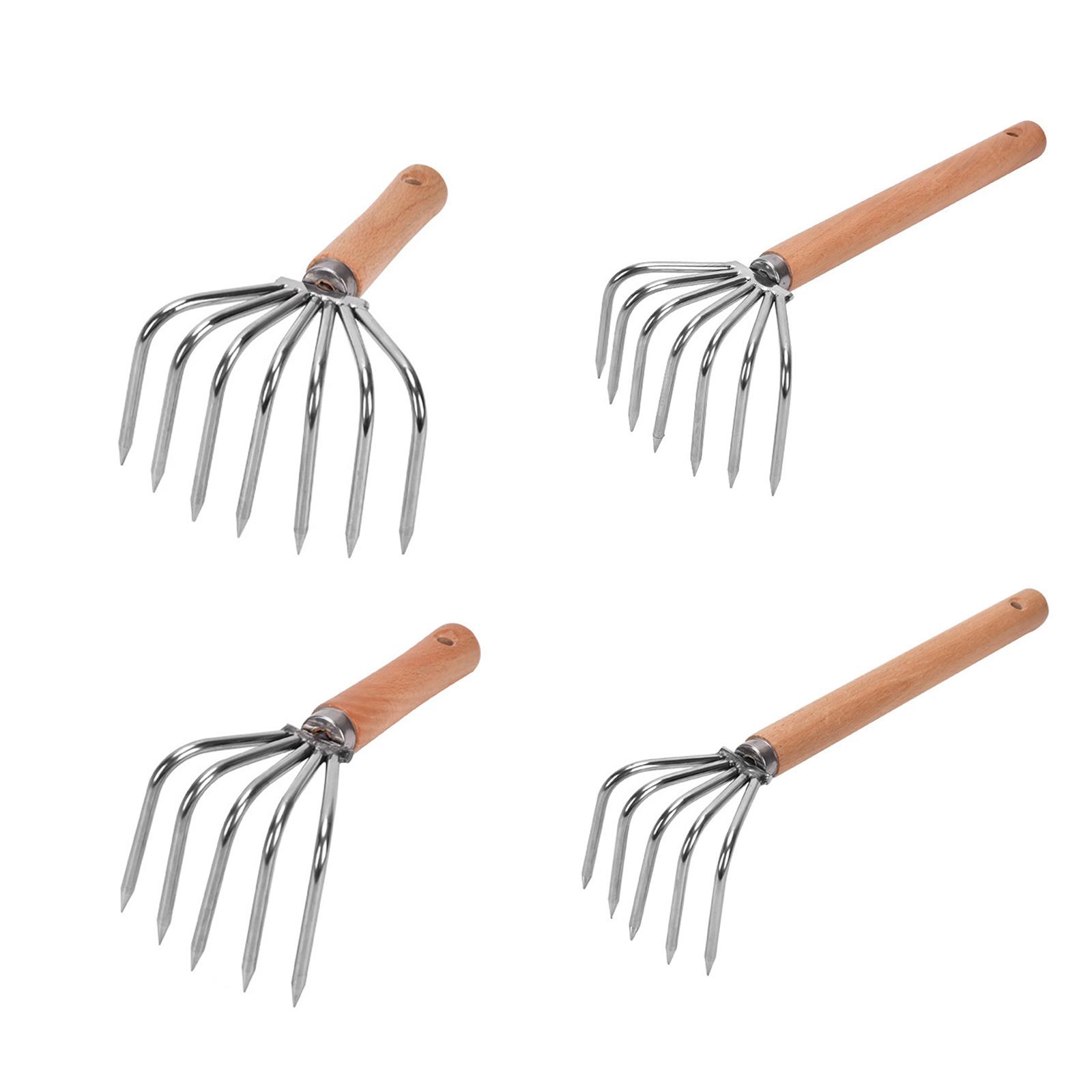 Hand Rake Cultivator Stainless - огляд і ціна Gardening Hand Tools Yard