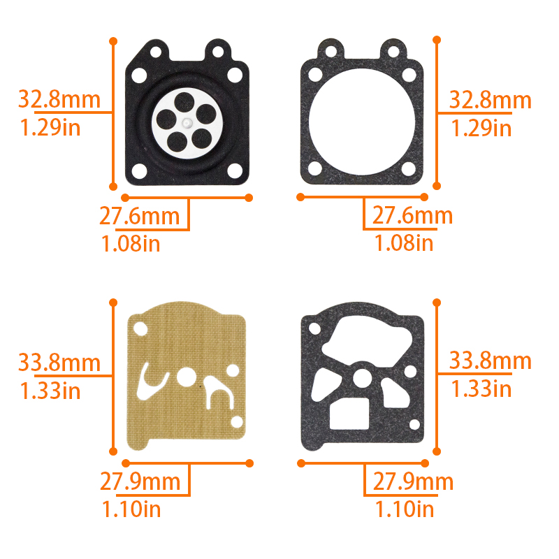 Chainsaw Carburetor Diaphragms - огляд і ціна Gardening Tools Repair
