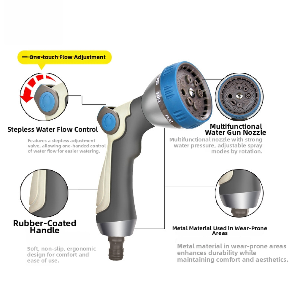Robust Garden Hose Nozzle Desi - огляд і ціна Gardena Hose Comfort